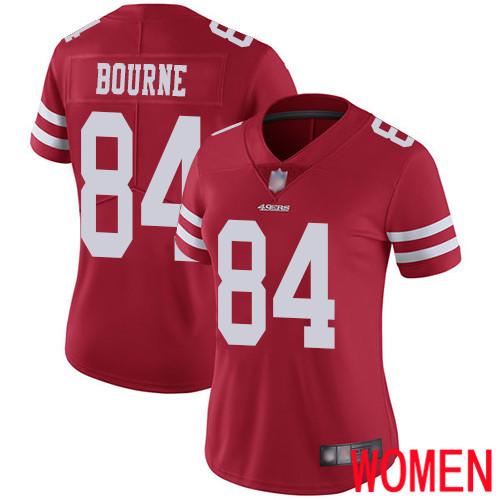 San Francisco 49ers Limited Red Women Kendrick Bourne Home NFL Jersey #84 Vapor Untouchable->youth nfl jersey->Youth Jersey